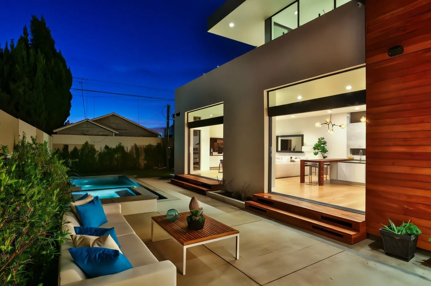 Contemporary Custom Home, Hancock Park, photograph 2