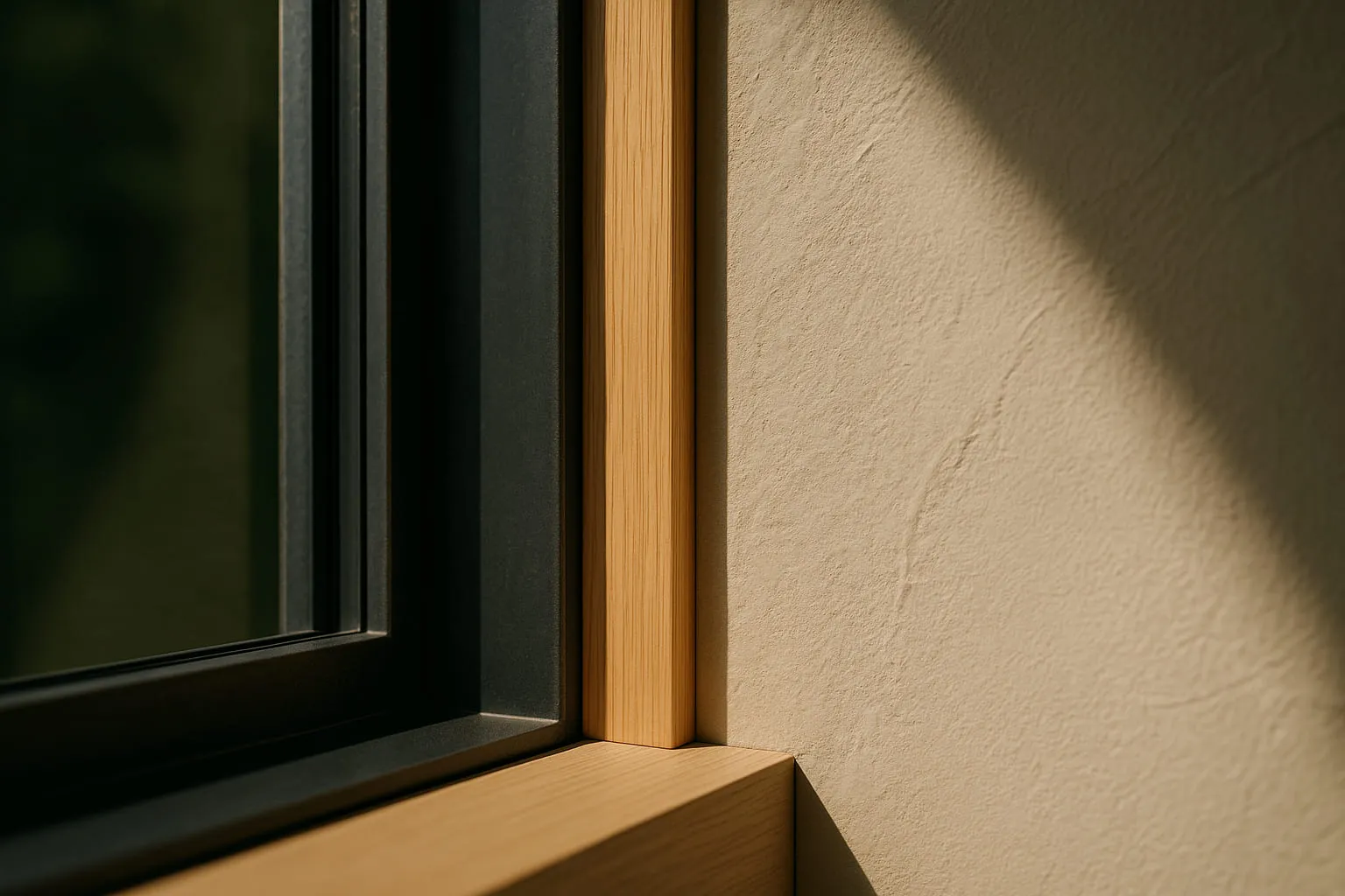 Finish carpentry detail on a completed ArcLine Builders home